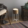 Aberto Design Maceta Decorativa GED-026-C Blanco y Dorado